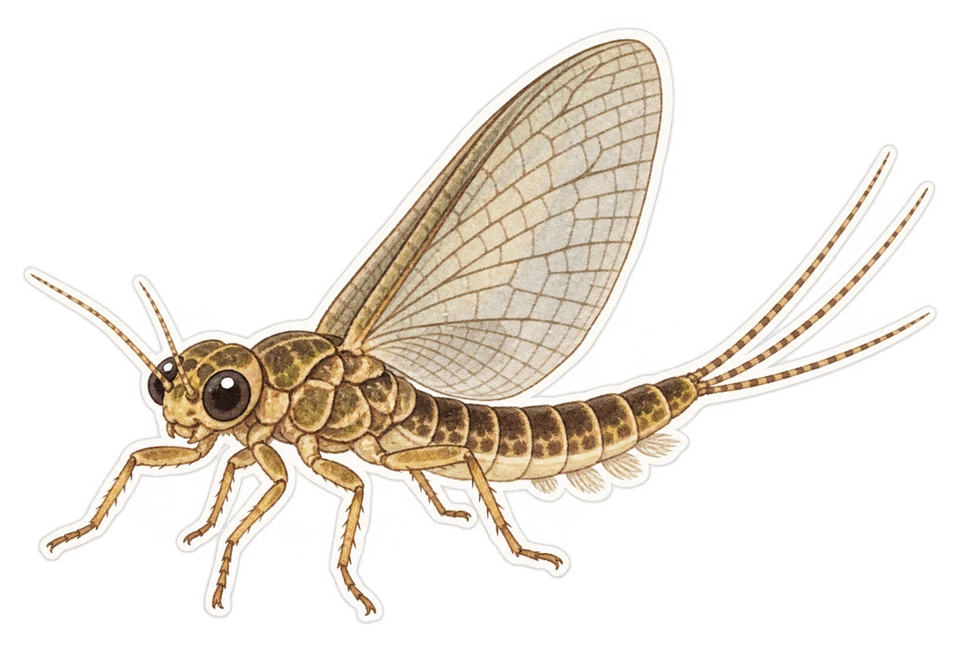 L'éphémère rhéophile (Baetis rhodani)