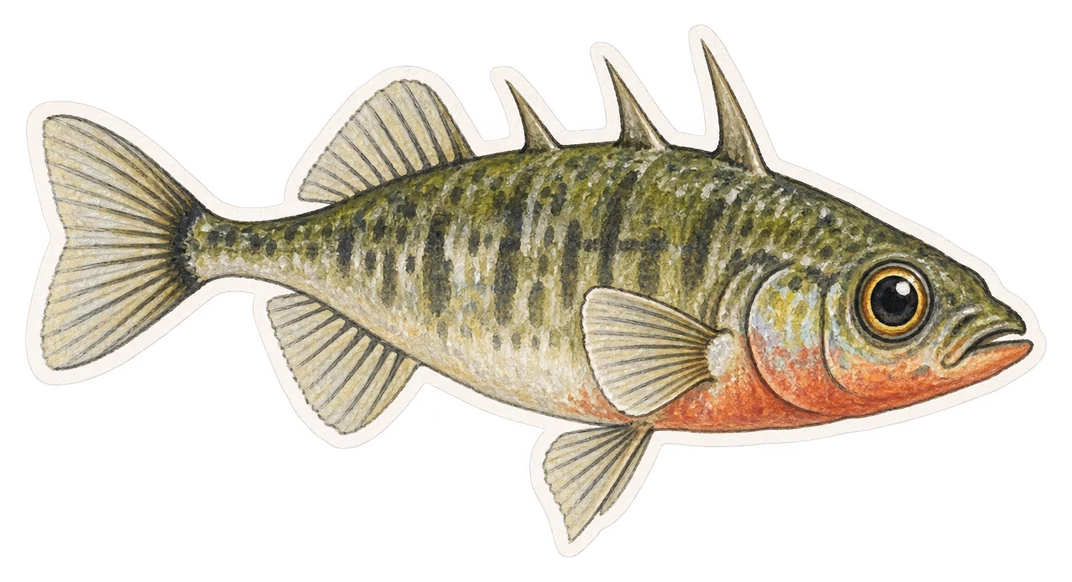 L'épinoche (Gasterosteus aculeatus)