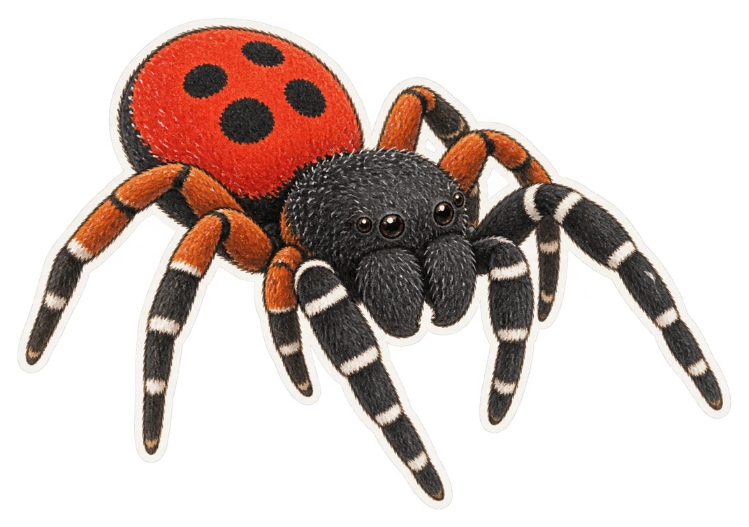 L'érésus sandaliatus (Eresus sandaliatus)