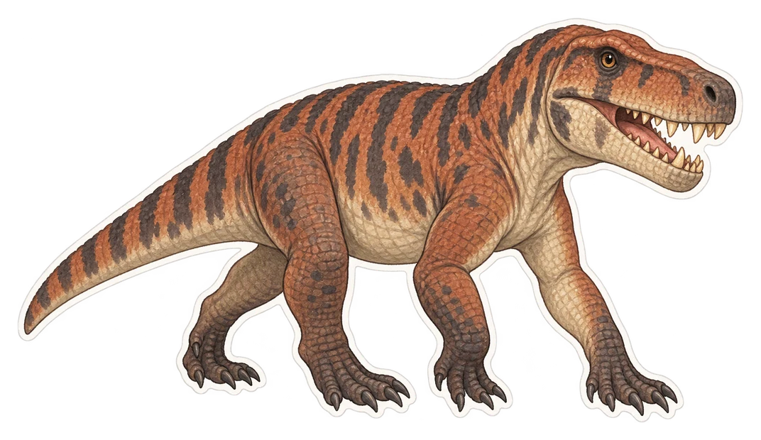 L'érythrosuchus (Erythrosuchus africanus)