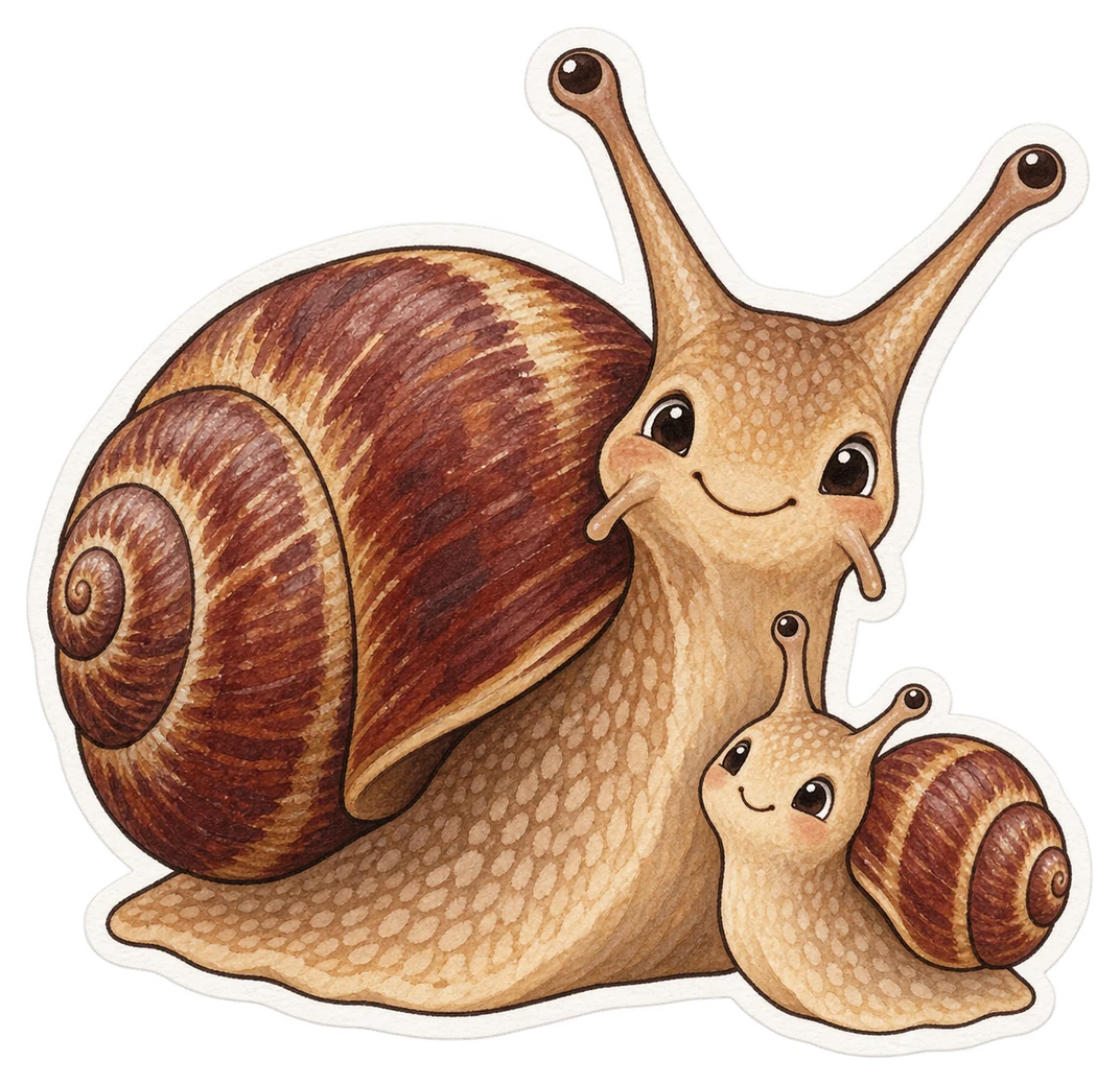 Le petit de l'escargot