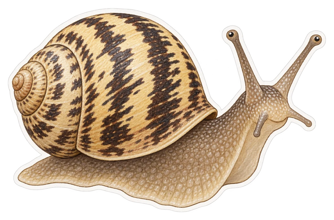 L'escargot de Corse (Tyrrhenaria ceratina)