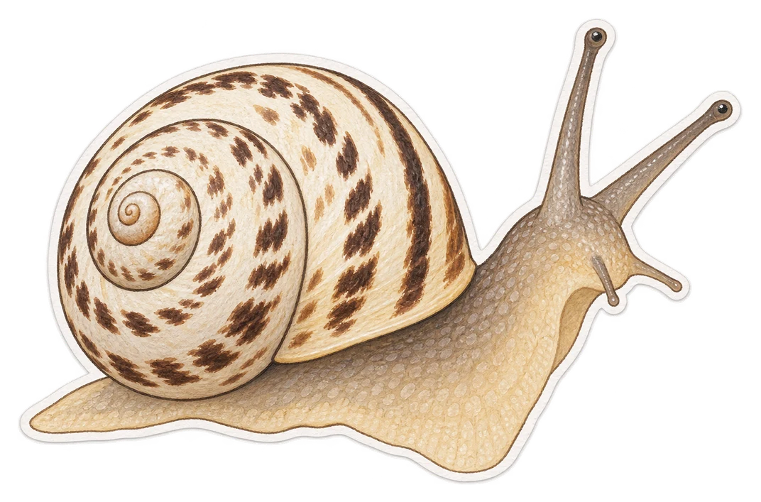 L'escargot des dunes (Theba pisana)