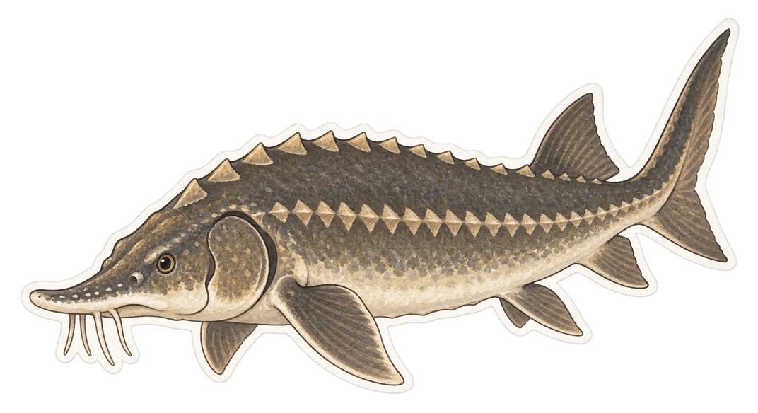 L'esturgeon d'Amérique (Acipenser oxyrinchus)