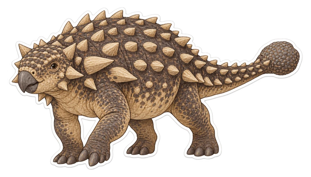 L’euoplocéphale (Euoplocephalus tutus)