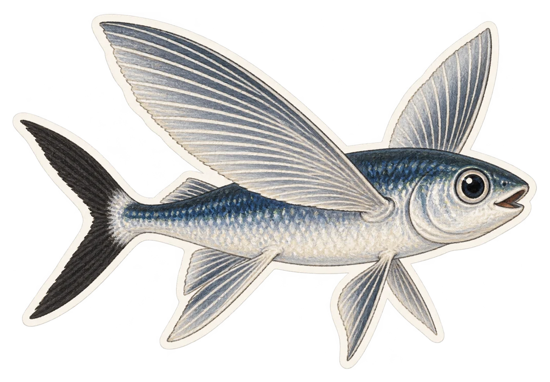 L'exocet atlantique (Cheilopogon melanurus)