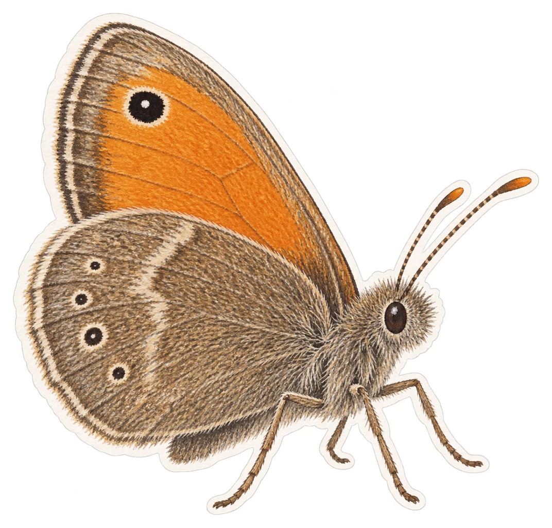 Le fadet des laîches (Coenonympha oedippus)