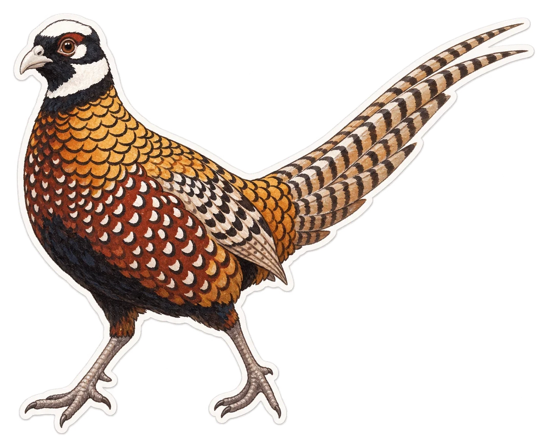 Le faisan de Reeves (Syrmaticus reevesii)