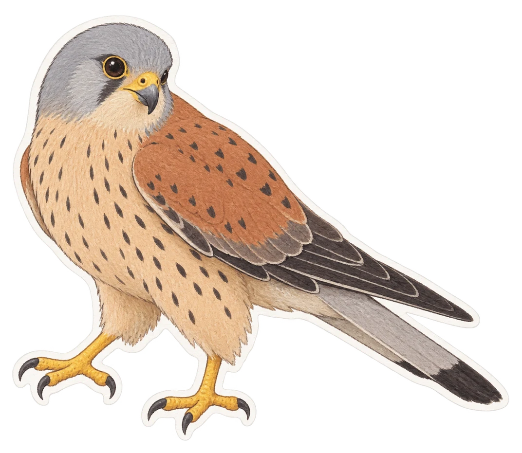Le faucon crécerellette (Falco naumanni)