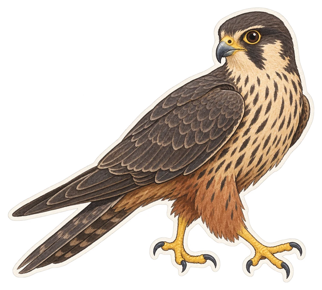 Le faucon d'Éléonore (Falco eleonorae)