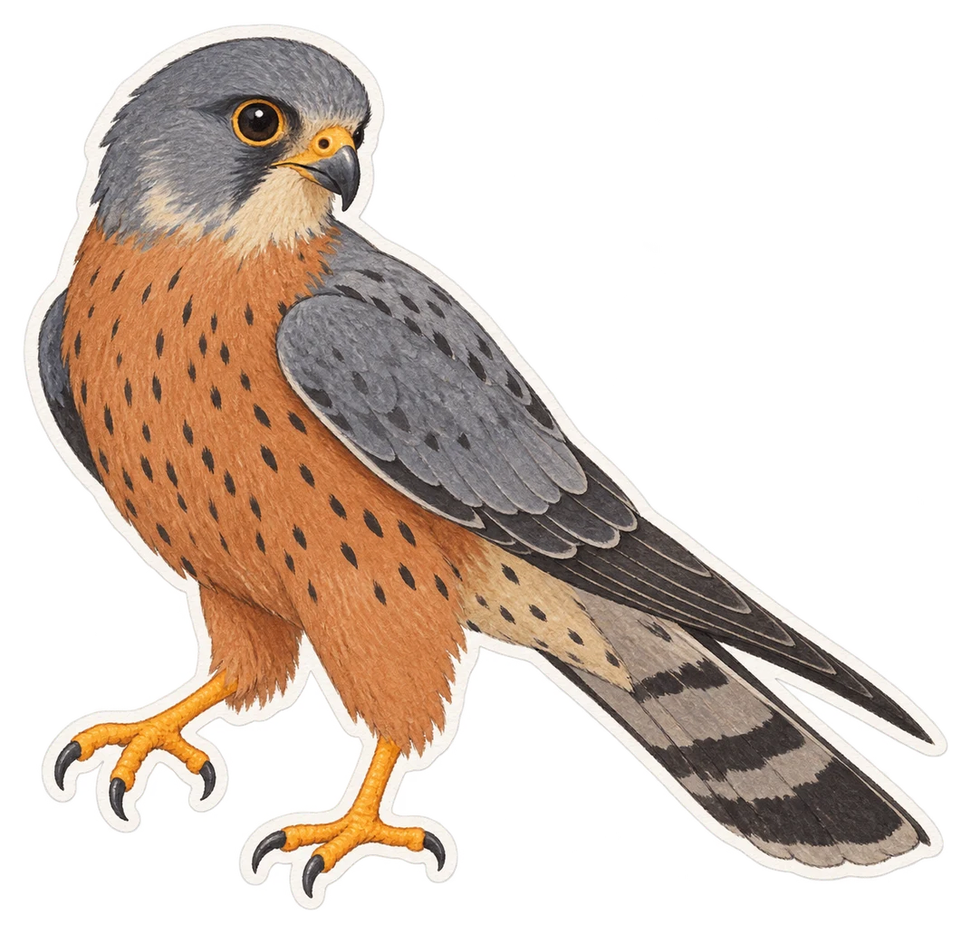 Le faucon kobez (Falco vespertinus)