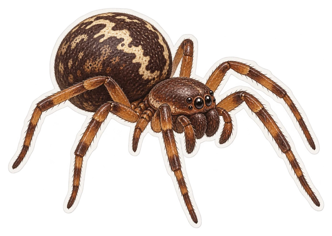 La fausse veuve noire (Steatoda grossa)