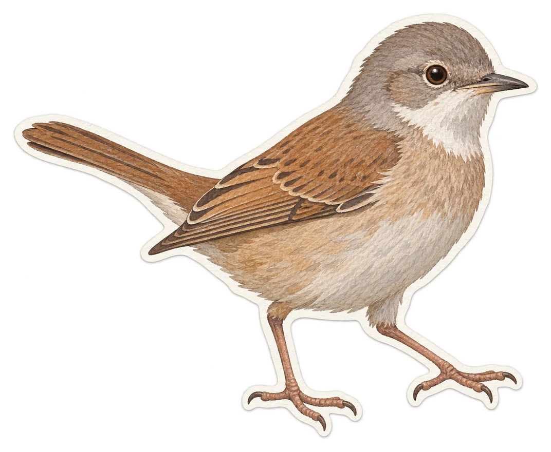La fauvette grisette (Curruca communis)