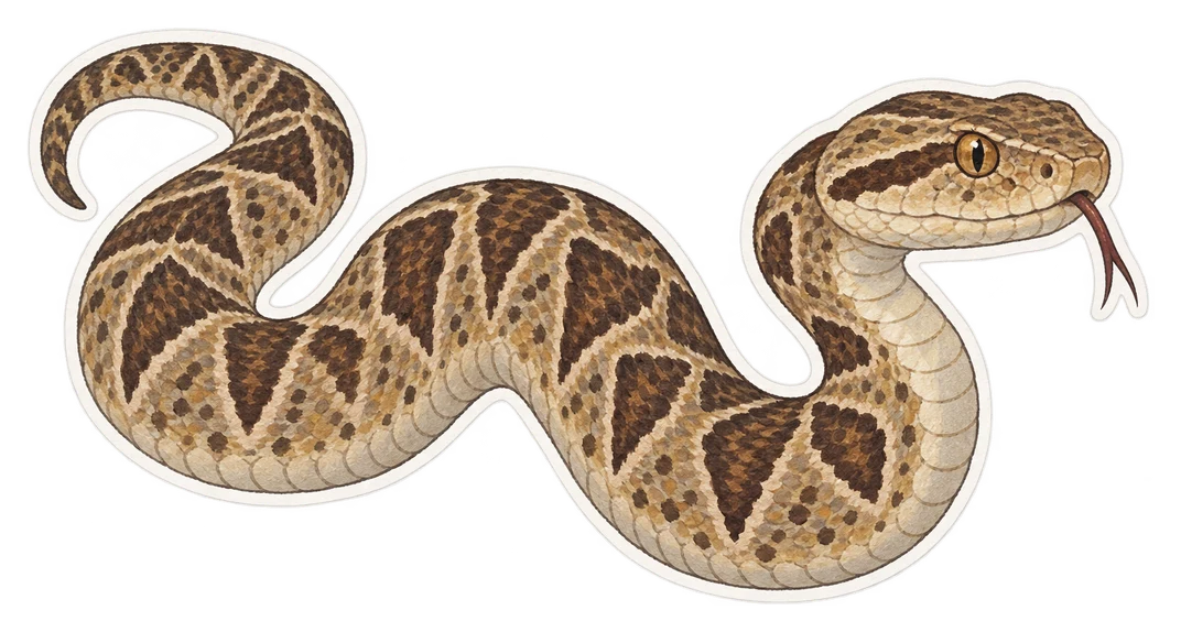 Le fer-de-lance de la Martinique (Bothrops lanceolatus)