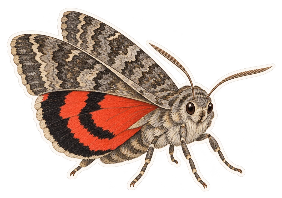La fiancée (Catocala sponsa)