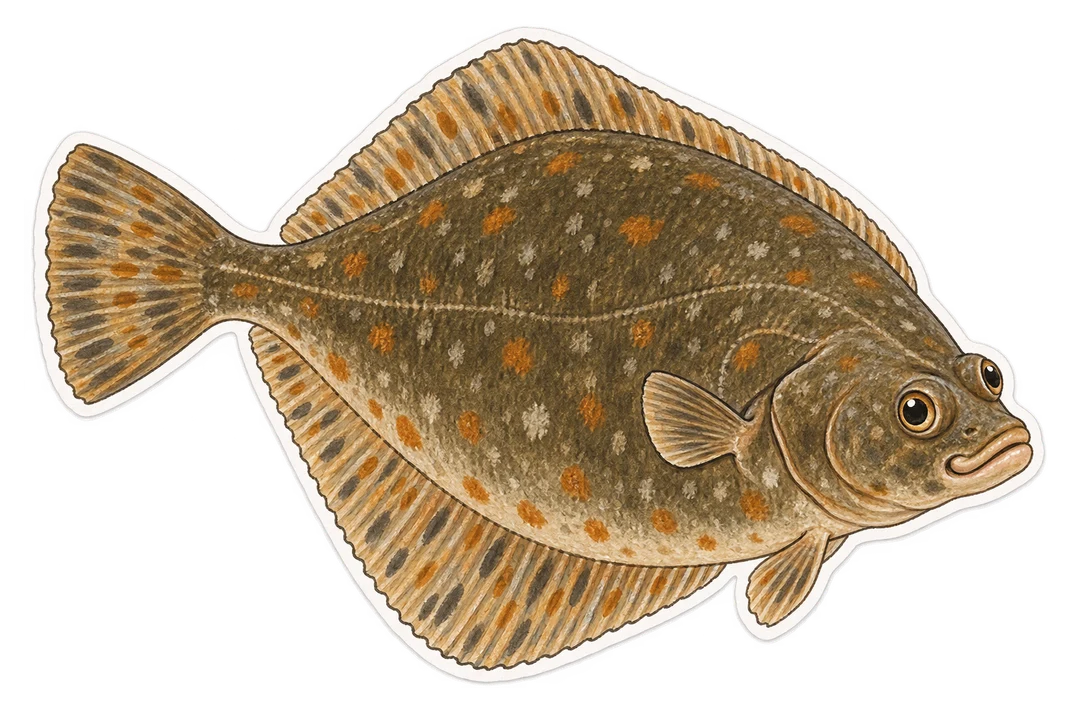 Le flet (Platichthys flesus)