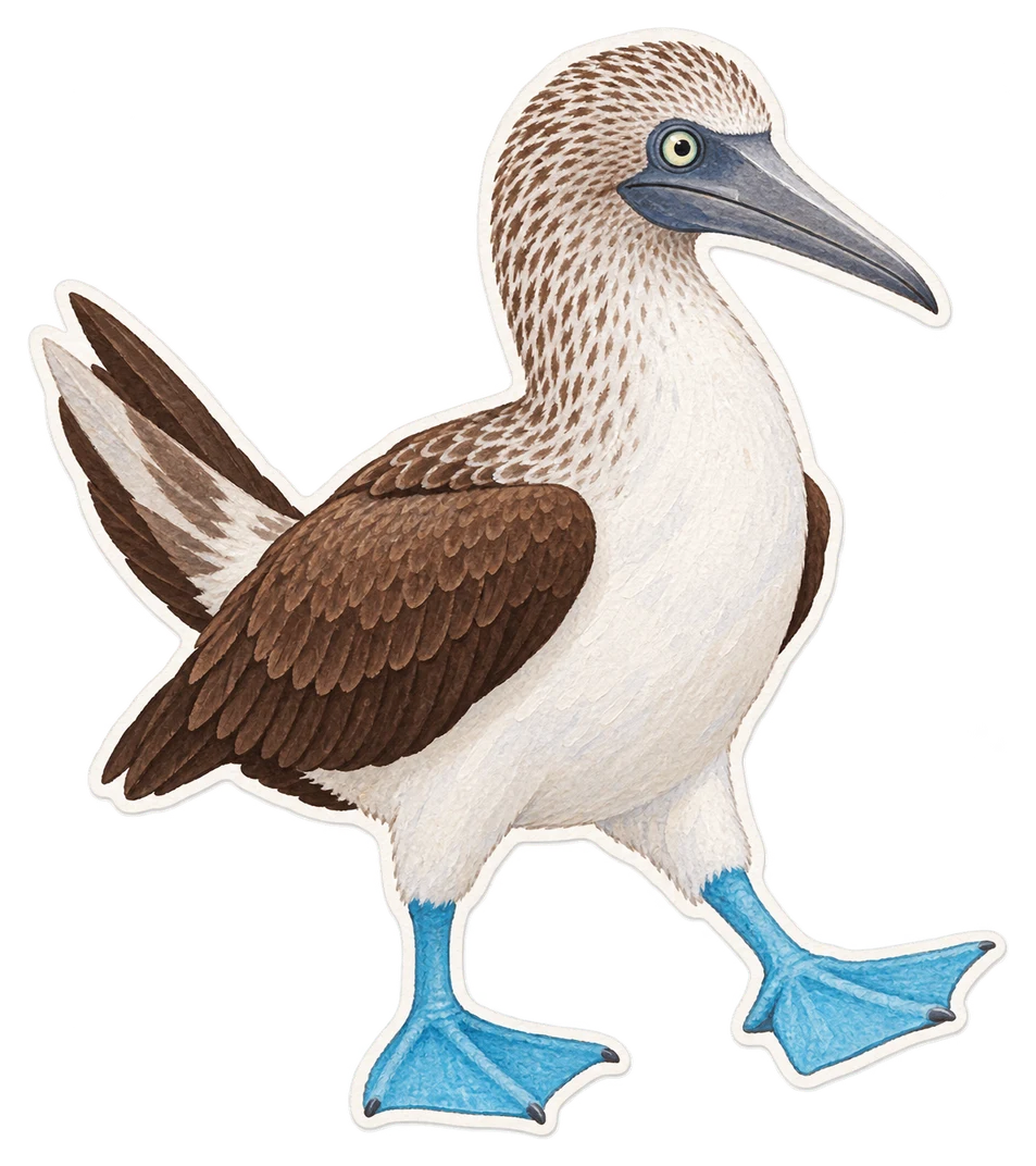 Fou à pieds bleus