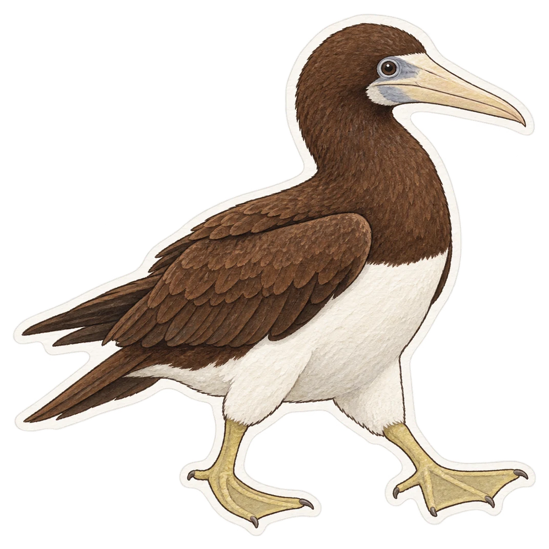 Le fou brun (Sula leucogaster)