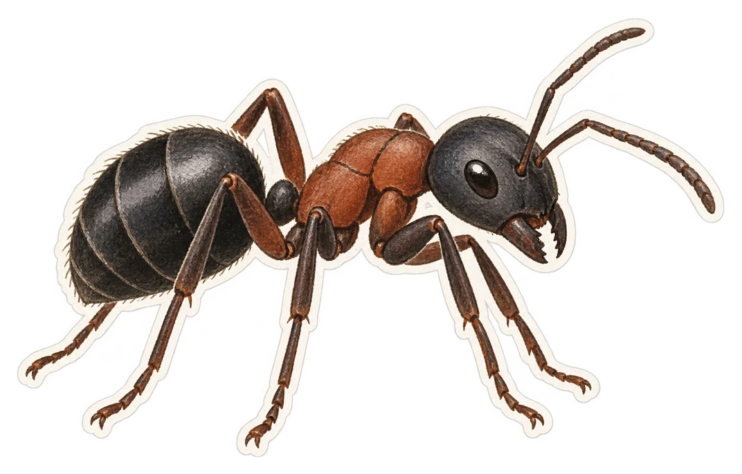 La fourmi charpentière herculéenne (Camponotus herculeanus)