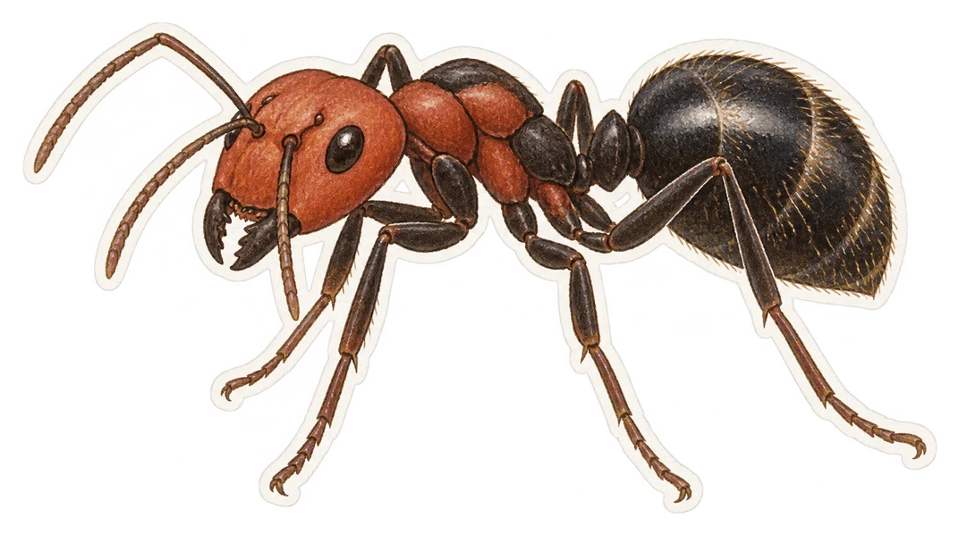 La fourmi explosive (Colobopsis saundersi)