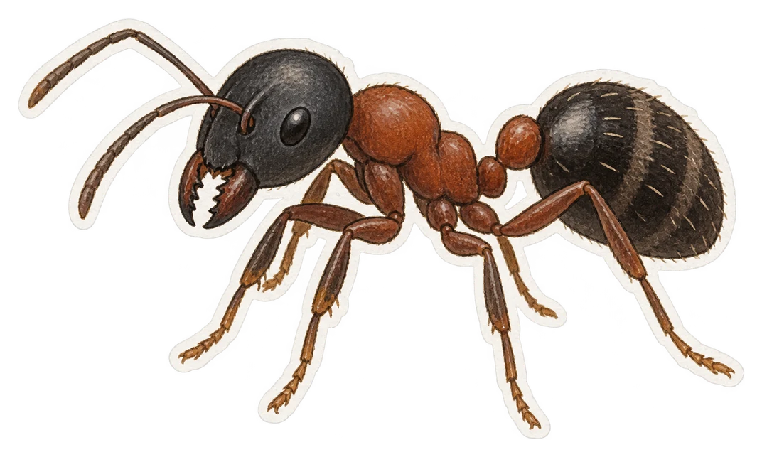 La fourmi moissonneuse (Messor barbarus)