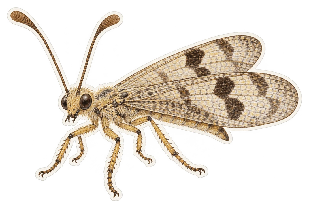 Le fourmilion longicorne (Distoleon tetragrammicus)