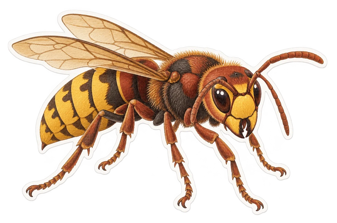 Le frelon européen (Vespa crabro)