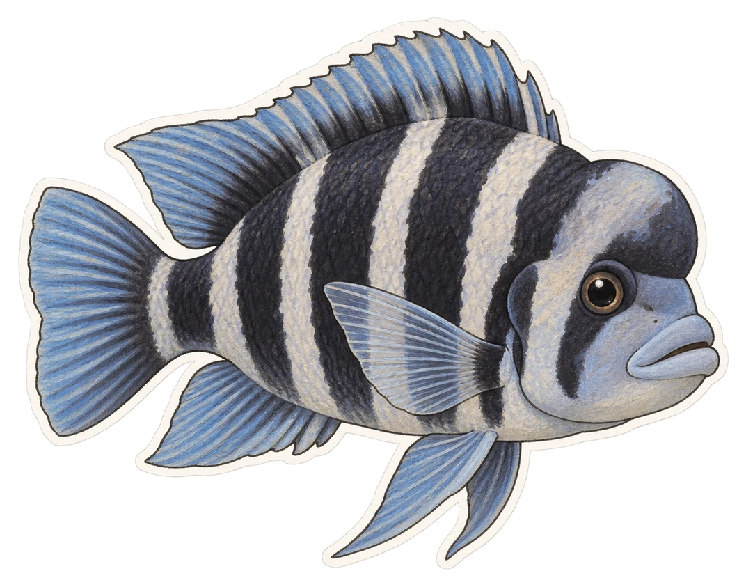 Le frontosa (Cyphotilapia frontosa)