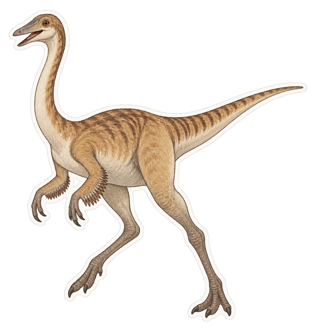 « le gallimimus » (Gallimimus bullatus)