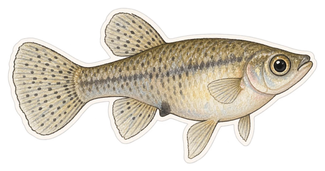 La gambusie (Gambusia holbrooki)