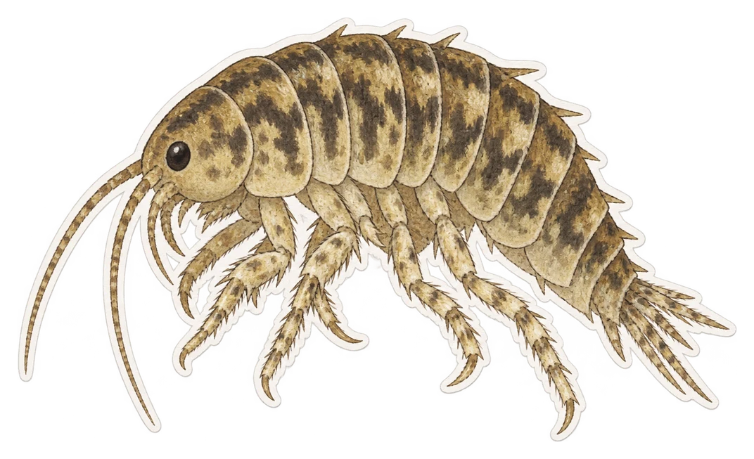 Le gammare du Danube (Dikerogammarus villosus)