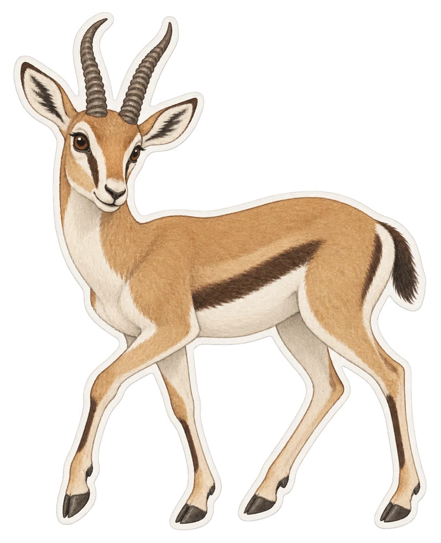 La gazelle de Cuvier (Gazella cuvieri)