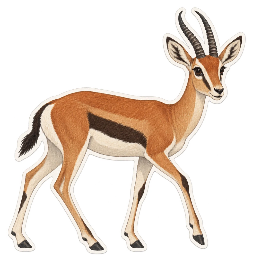 La gazelle de Waller (Litocranius walleri)