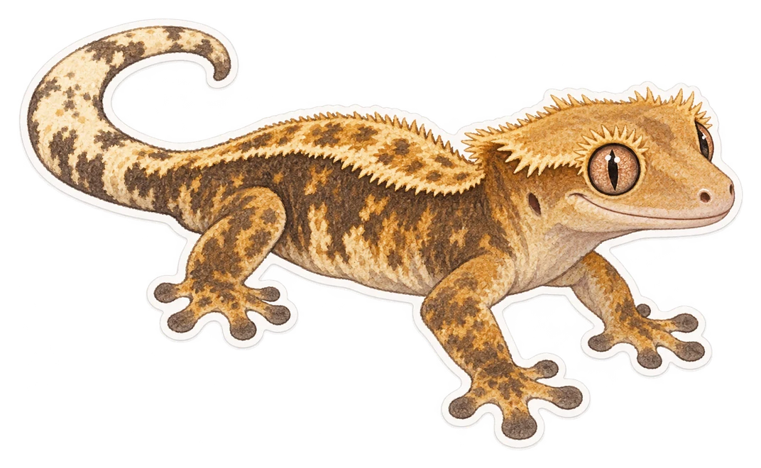 Gecko à crête