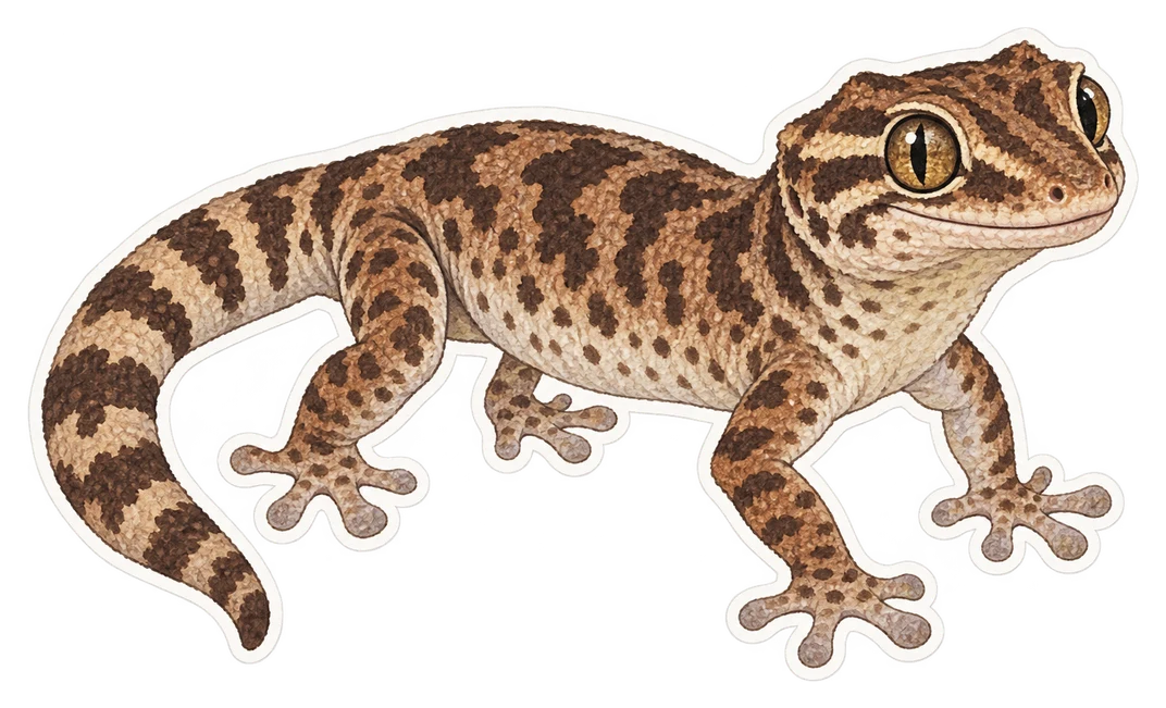 Le gecko-chat (Aeluroscalabotes felinus)