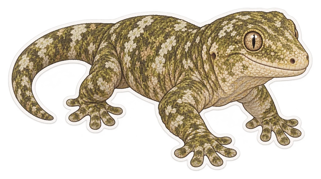 Le gecko géant de Nouvelle-Calédonie (Rhacodactylus leachianus)