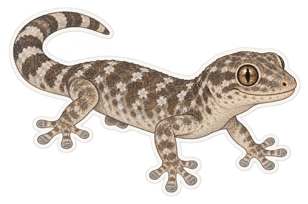 Le gecko japonais (Gekko japonicus)