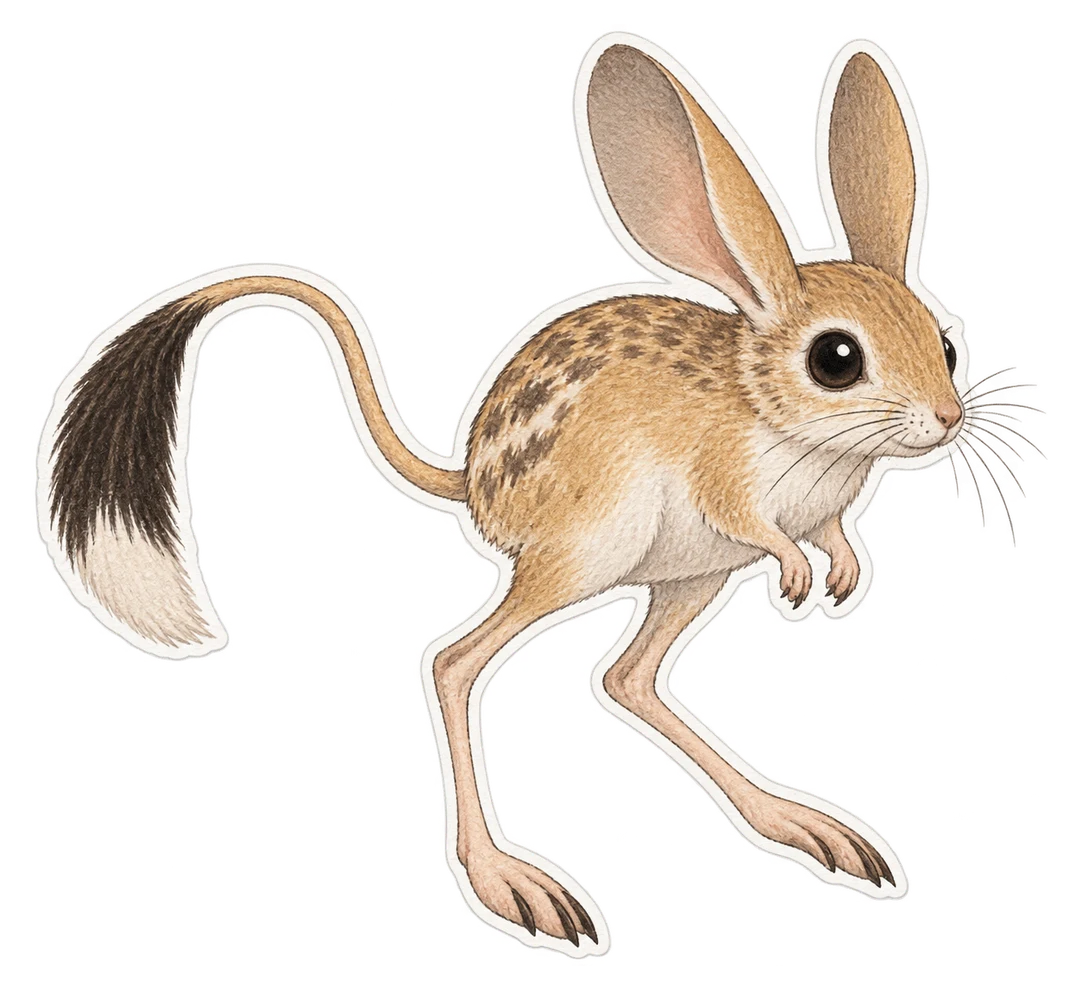 La gerboise du Gobi (Orientallactaga bullata)