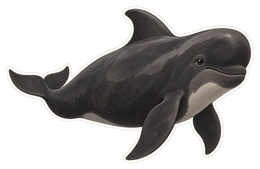 Le globicéphale noir (Globicephala melas)