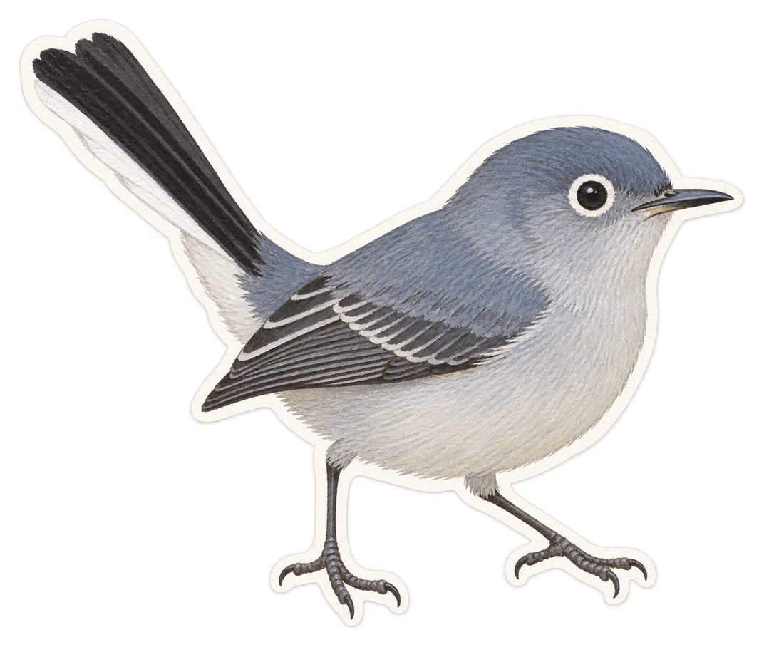 Le gobemoucheron gris-bleu (Polioptila caerulea)