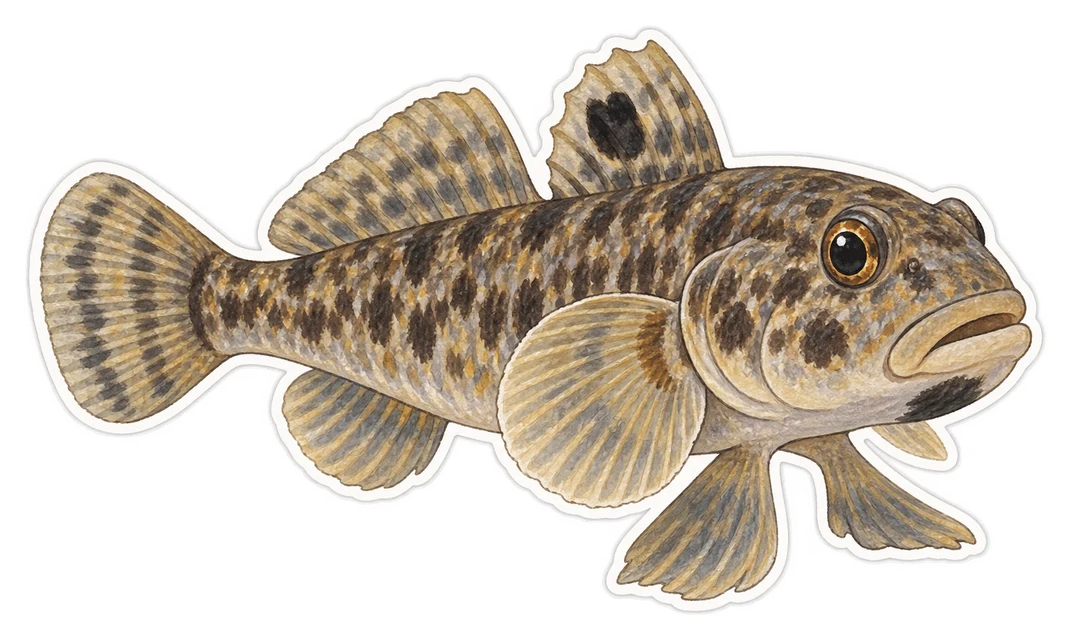 Le gobie à tache noire (Neogobius melanostomus)