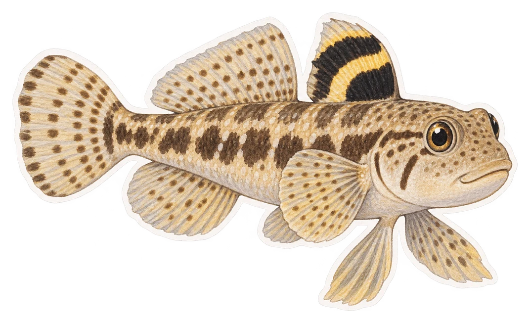 Le gobie demi-lune (Proterorhinus semilunaris)