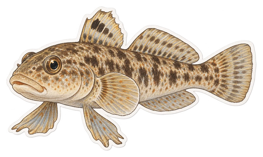 Le gobie paganel (Gobius paganellus)