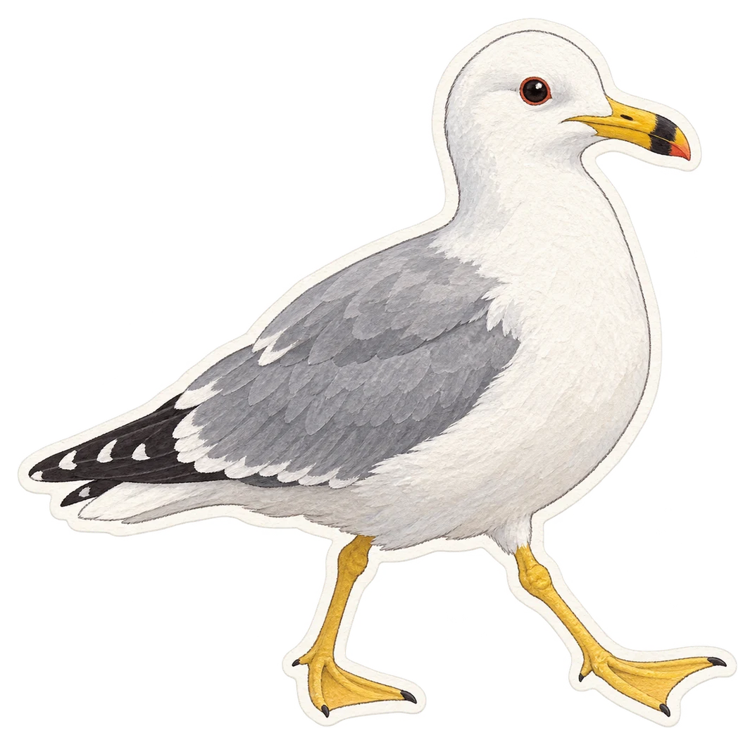 Le goéland de la Véga (Larus vegae)