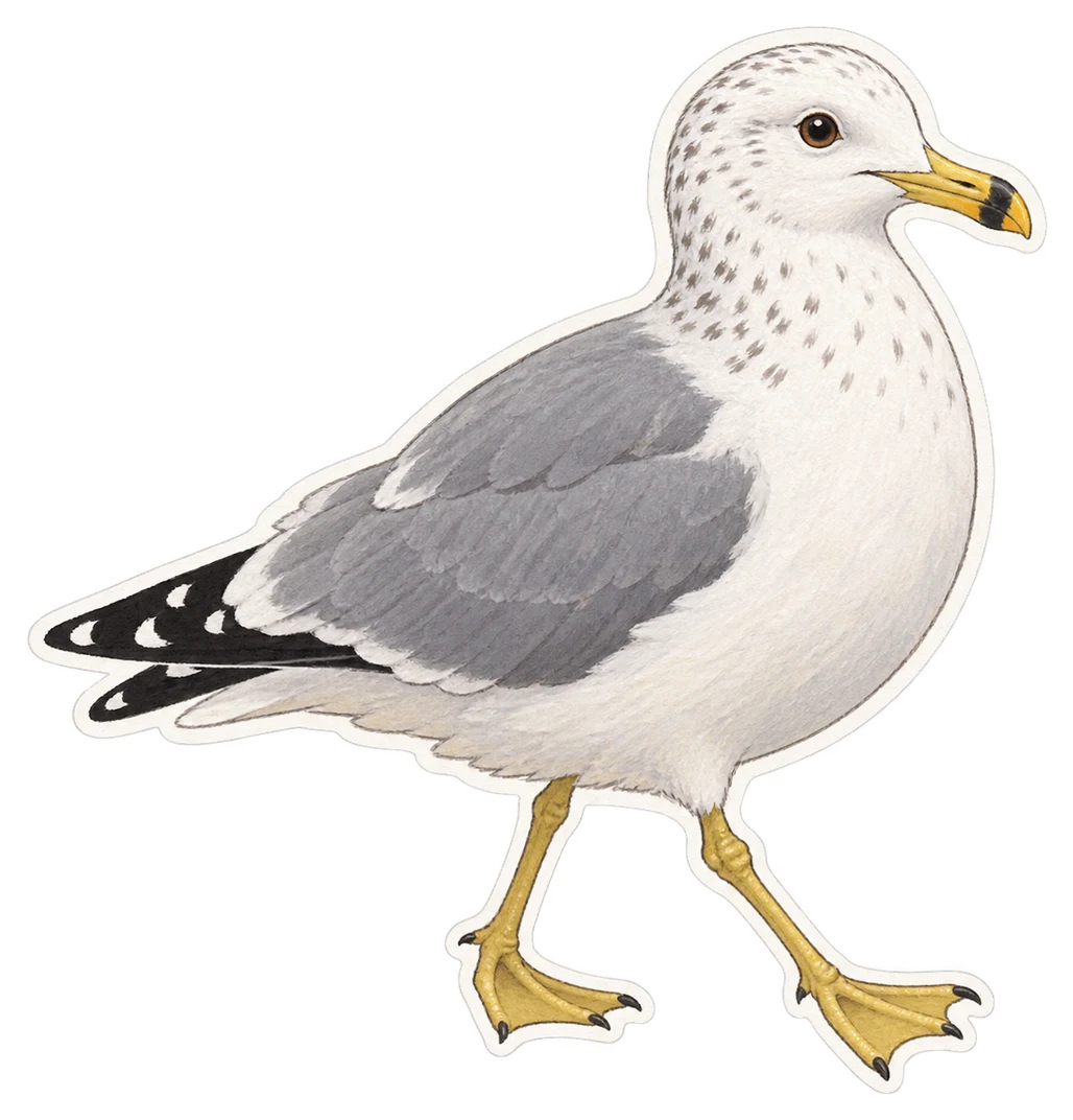 Le goéland hudsonien (Larus smithsonianus)