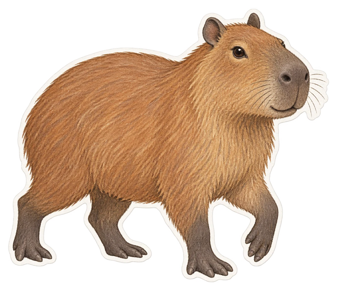 Le grand cobaye (Cavia magna)