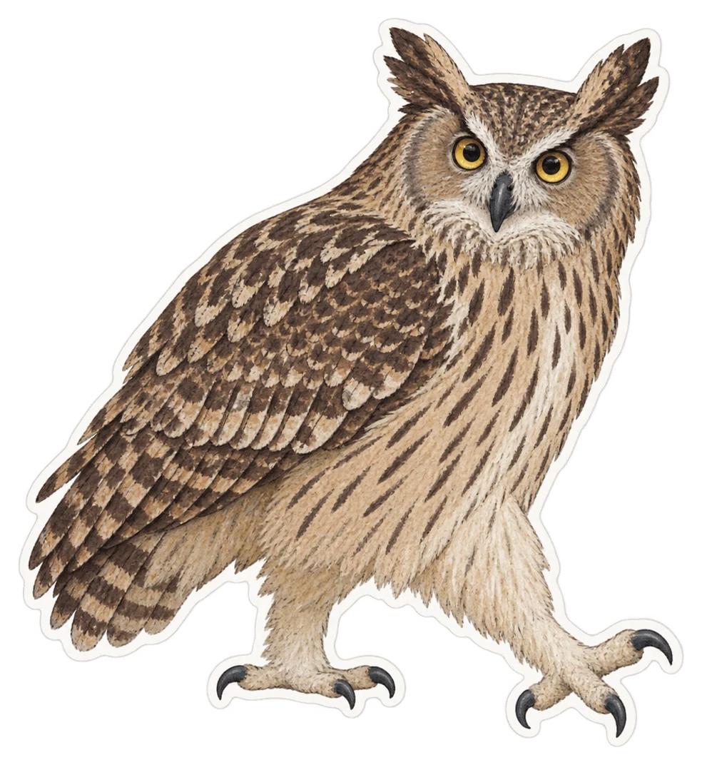Le grand-duc de Blakiston (Bubo blakistoni)