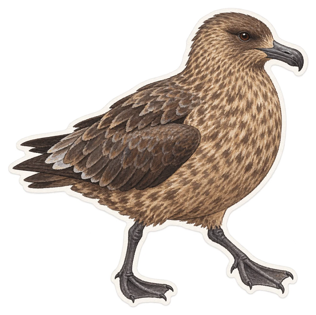 Le grand labbe (Stercorarius skua)