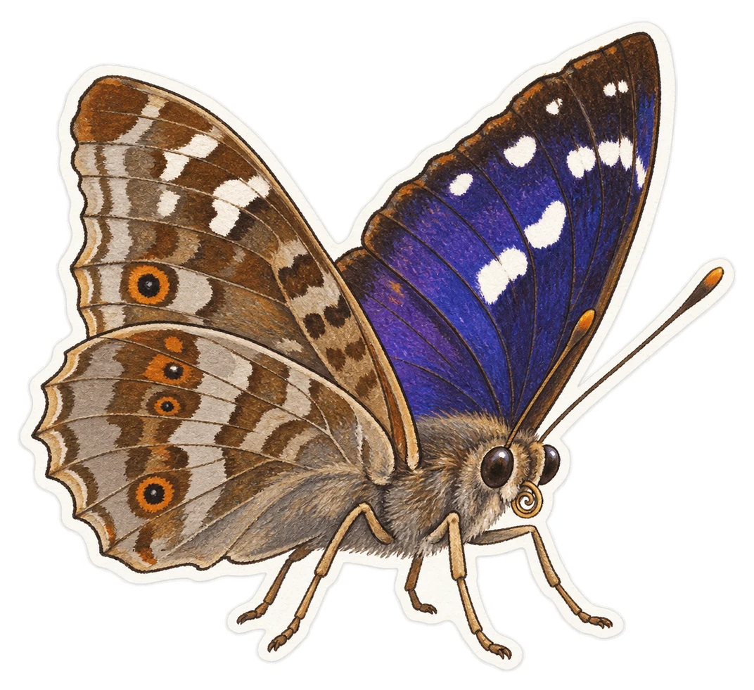 Le grand mars changeant (Apatura iris)