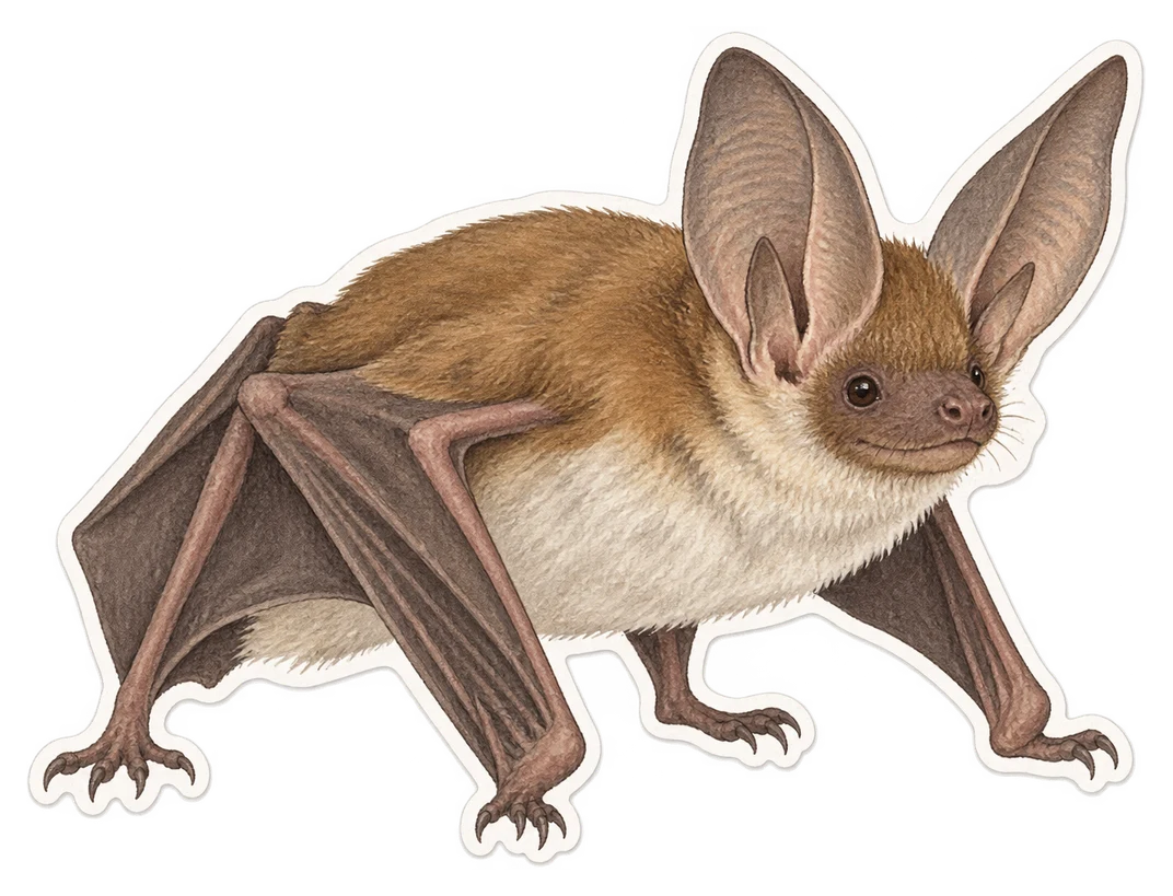 Le grand murin (Myotis myotis)
